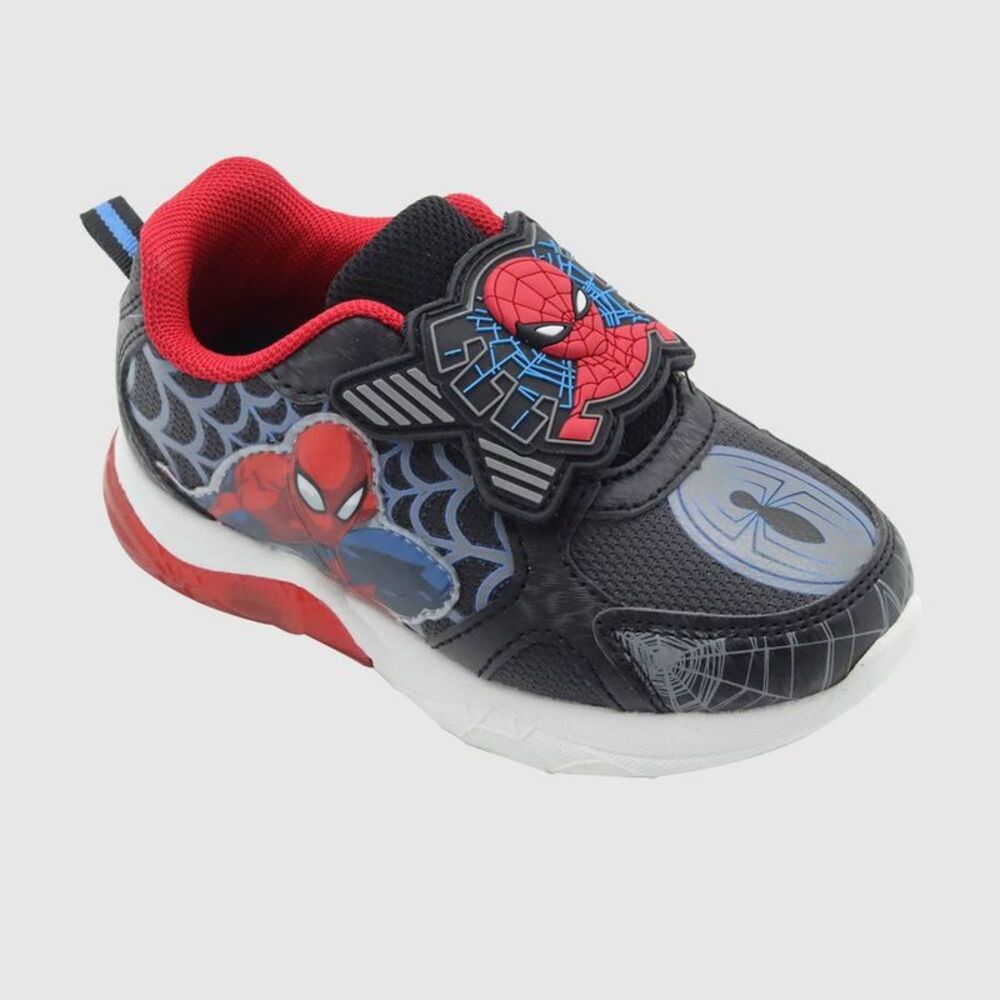 Disney - Toddler Disney Spider-Man Sneakers - Black 7T: Lig Black